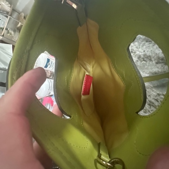 ETRO CROSSBODY BAG BRAND NEW NEVER USED PAISLEY LIME COLOR - Picture 5 of 16